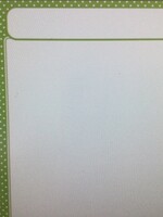 Lime Polka Dot Blank Chart