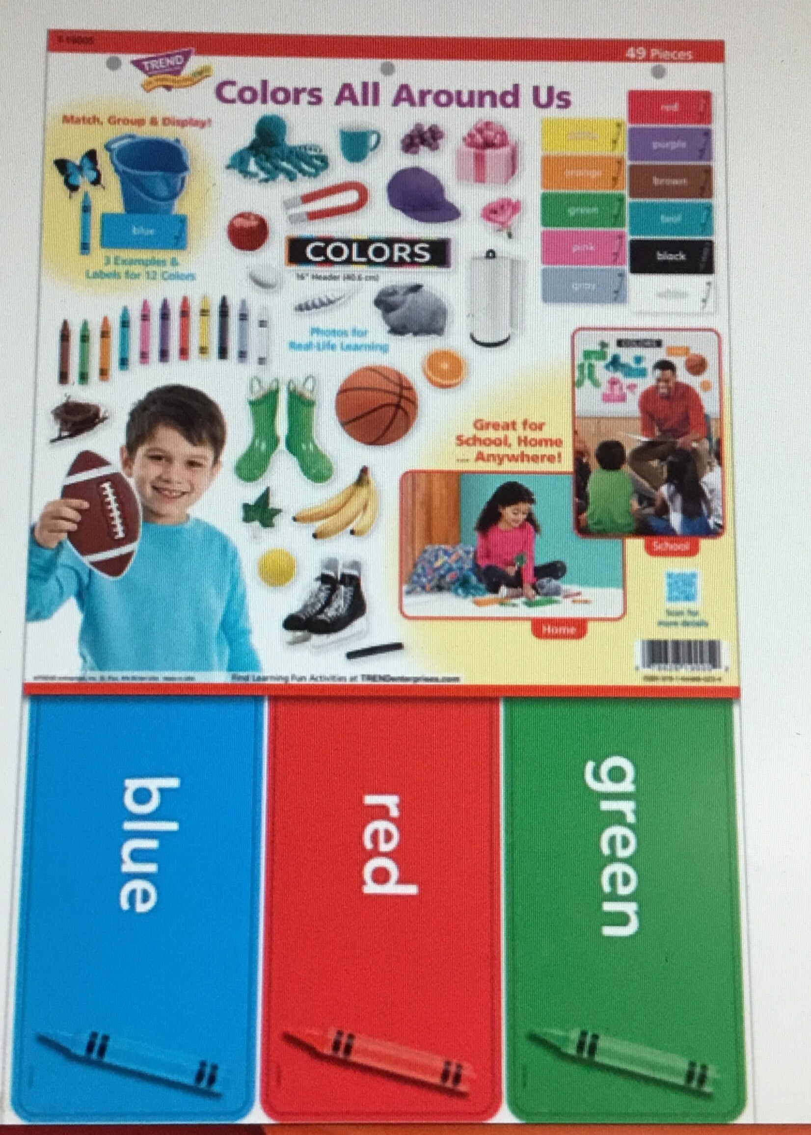 Colors All Around Us Bulletin Board Set
