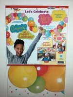 Let's Celebrate Wipe-Off Bulletin Board