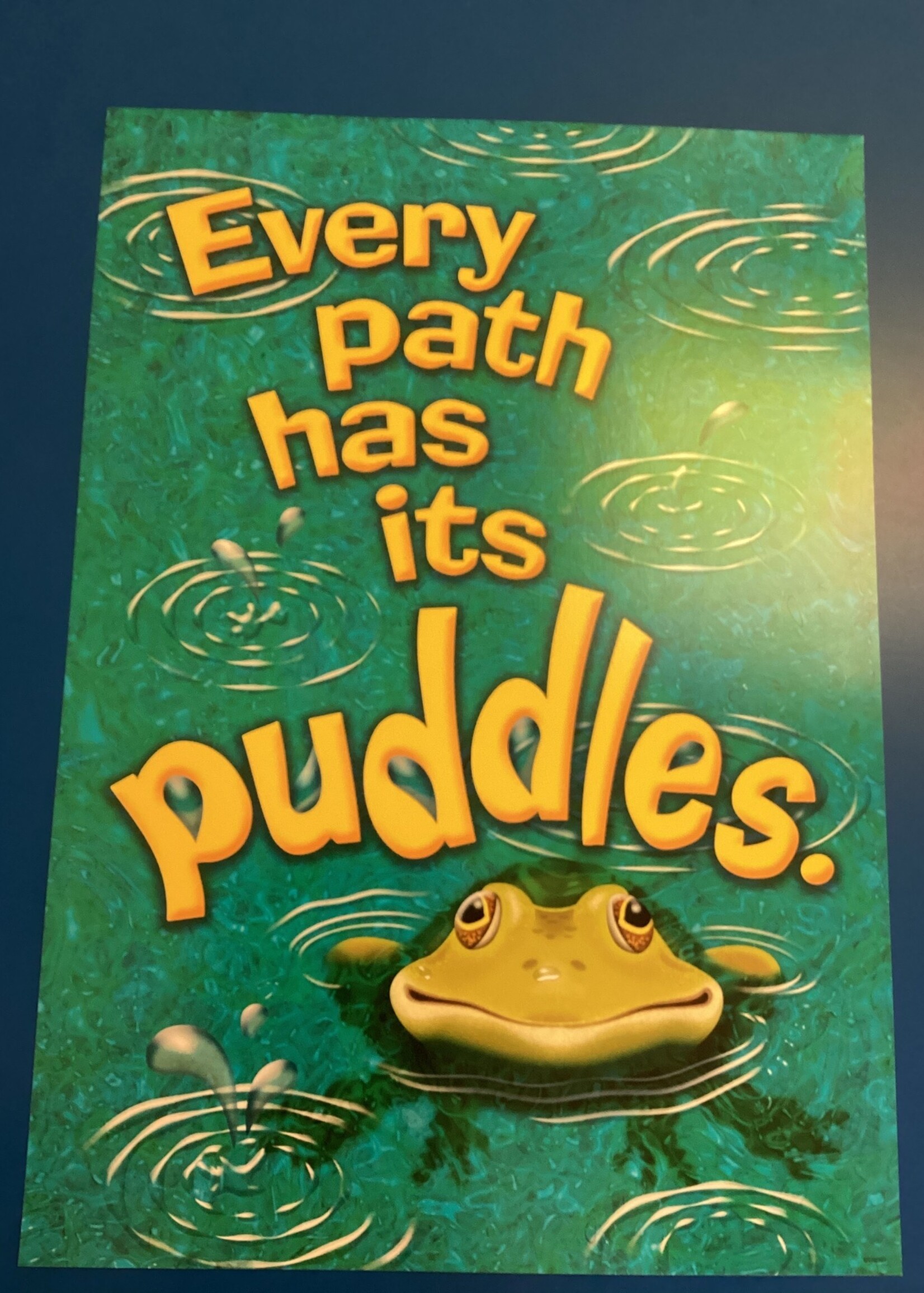 Every Path Has Its Puddles Poster