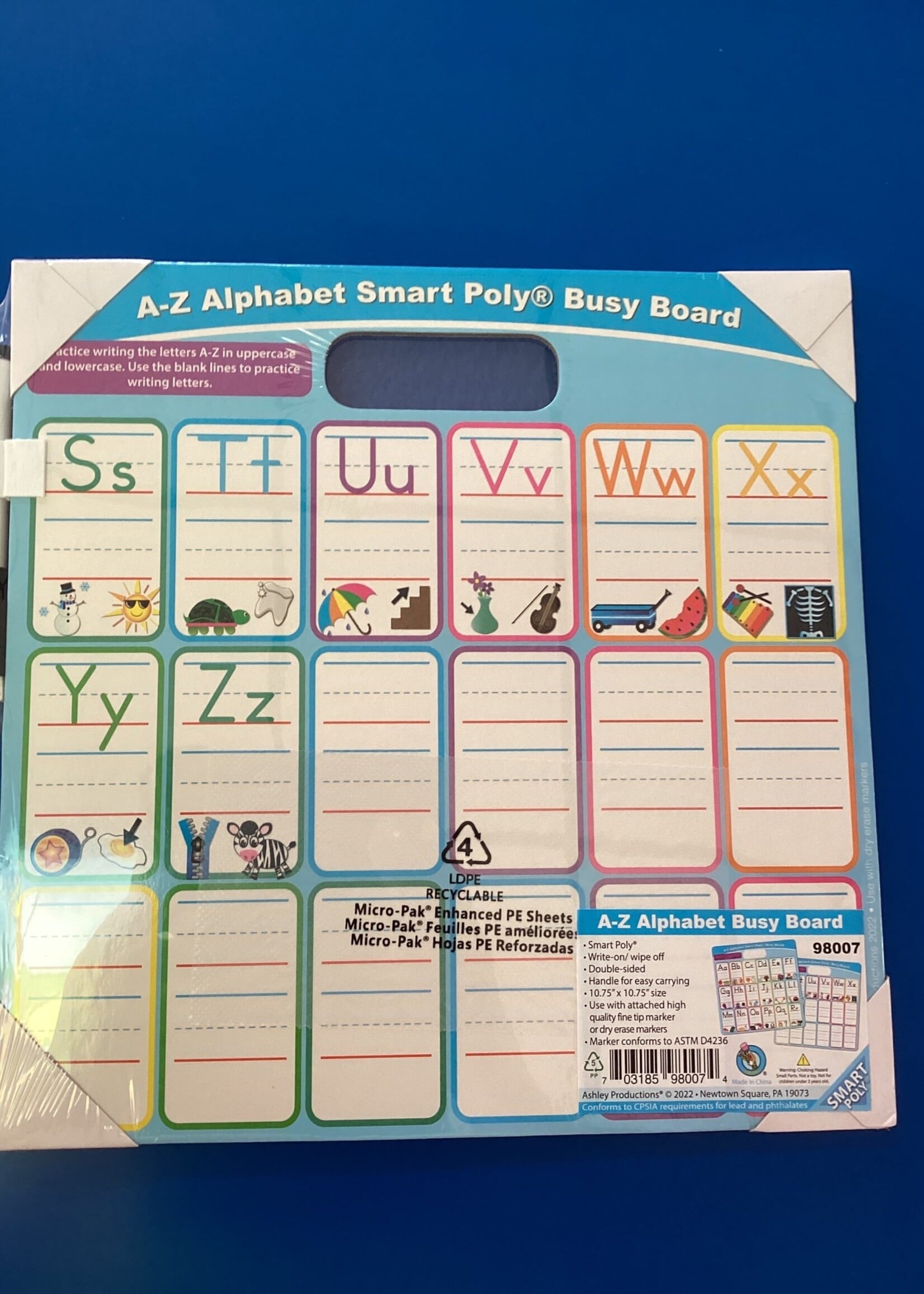 A -Z Alphabet Smart Poly Busy Board
