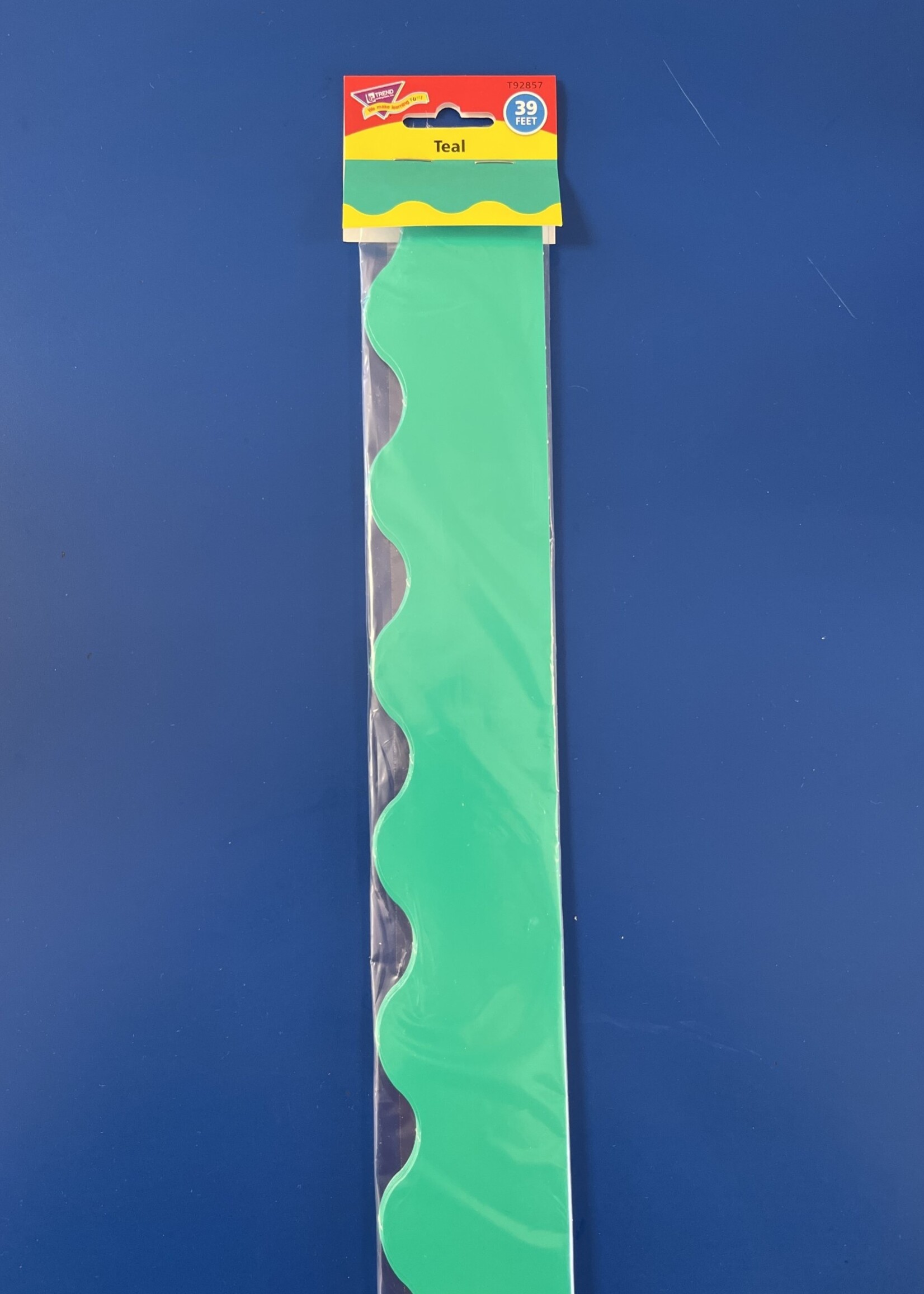 Teal Scalloped Border 39'