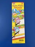 Owl- Stars Name Plates Variety Pack 32pc