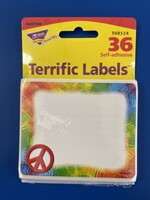 Peace Sign Terrific Labels 36pk