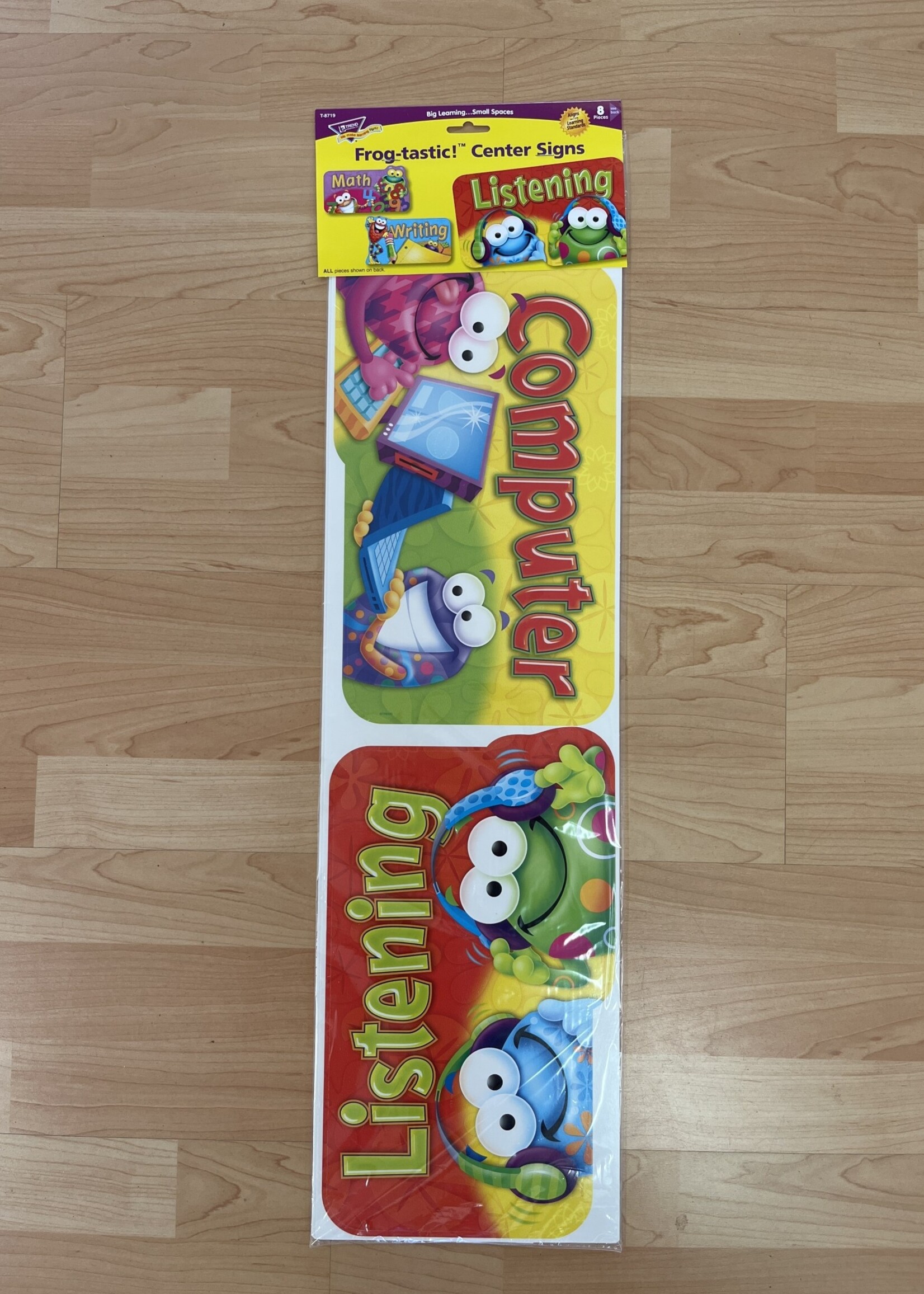 Frog-tastic Center Signs 8pc