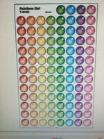 Rainbow Gel Spot Mini Stickers (800)