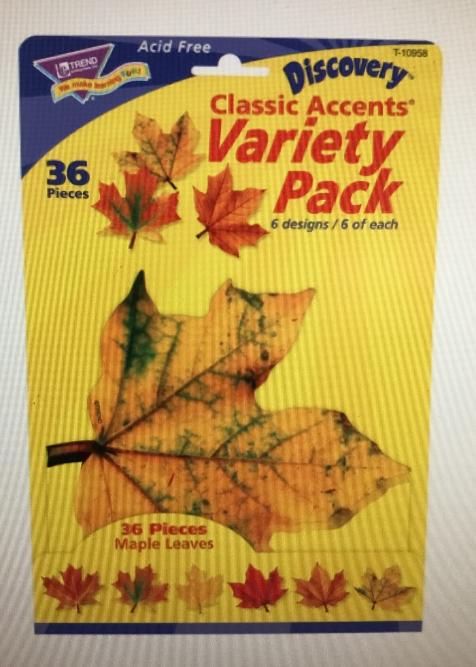 Maple Leaves Cutouts 36pc
