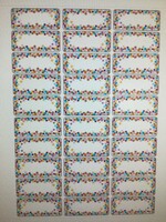 Magnetic Confetti Nameplate Labels 30pc