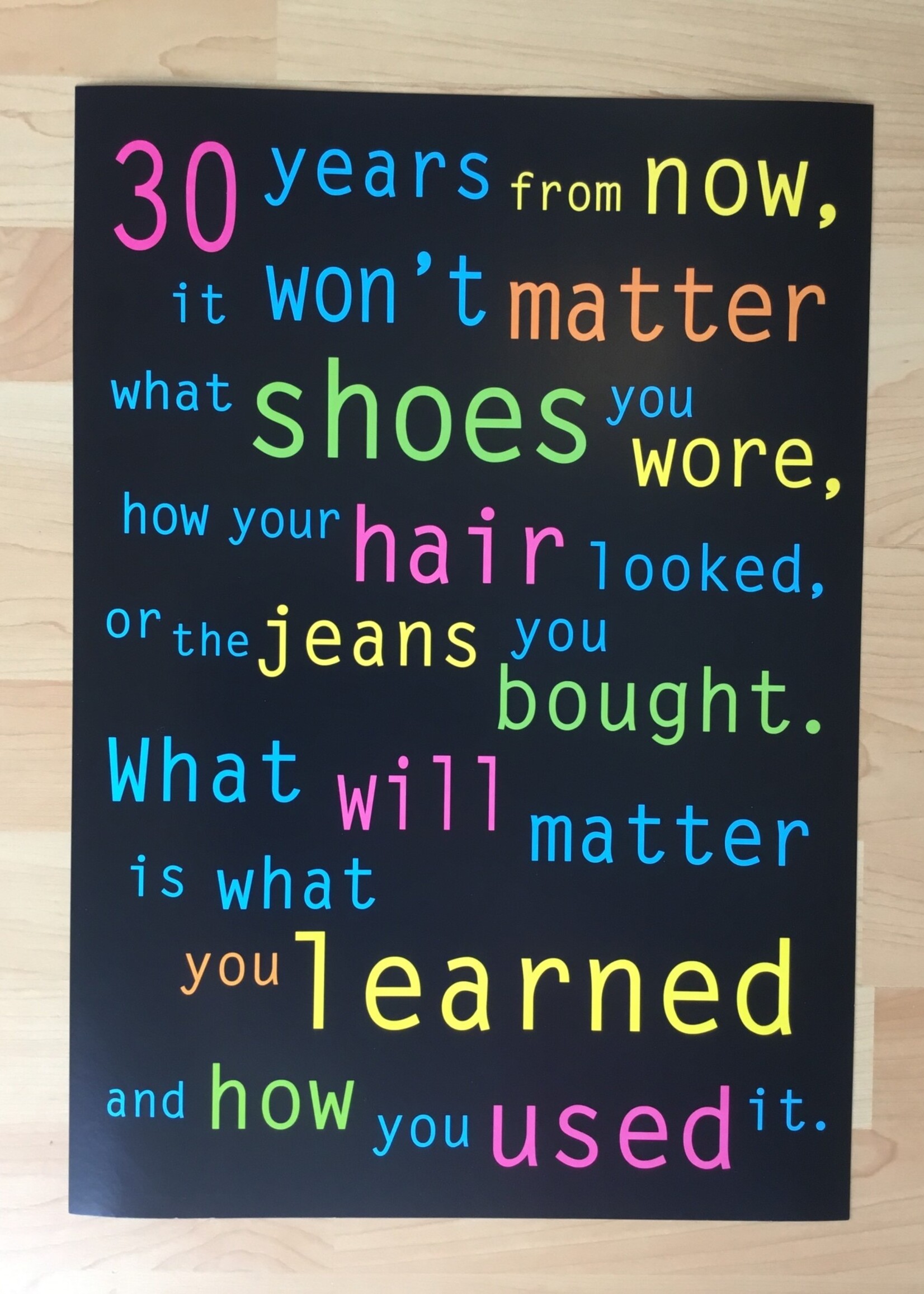 30 Years from Now Poster