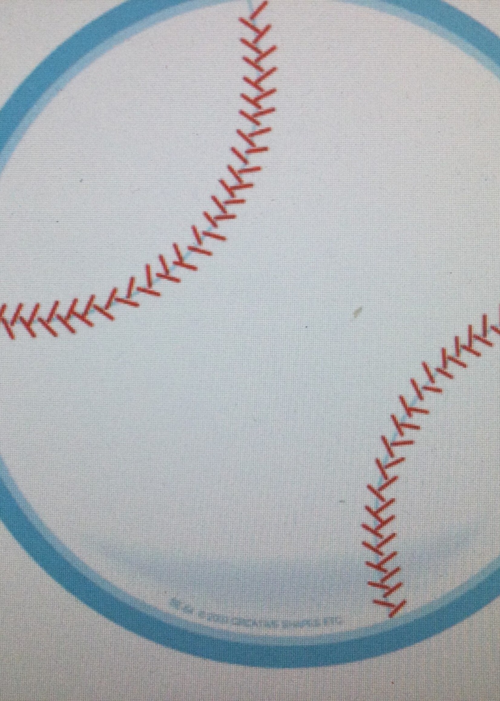 Baseball Notepad 50 sheets