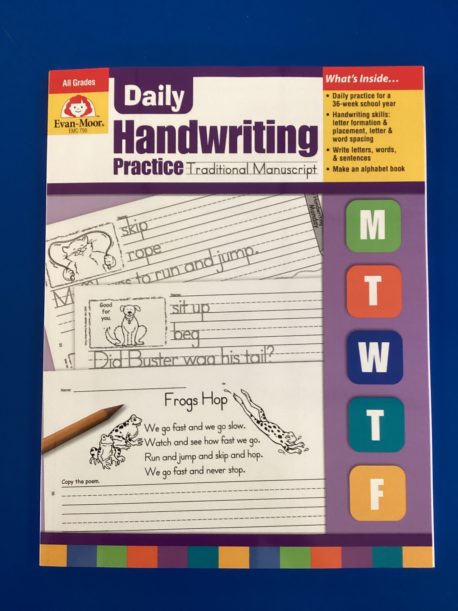 Daily Handwriting Practice Manuscript - School Spot