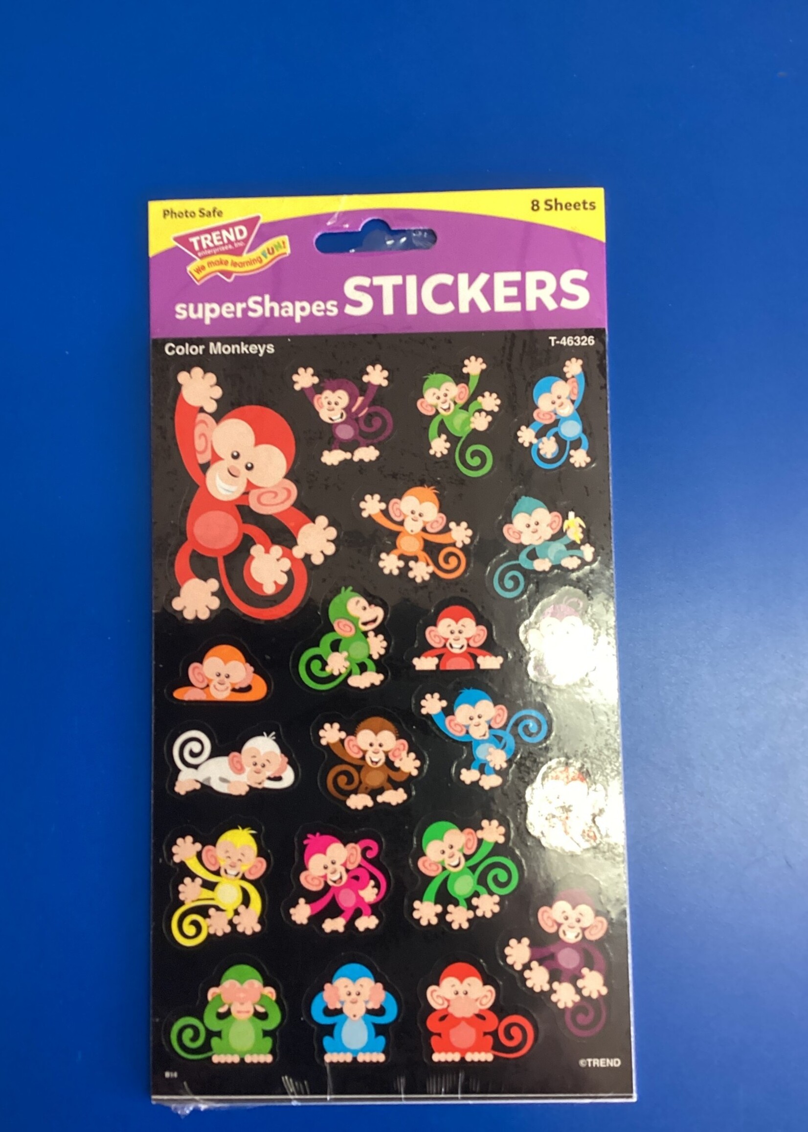 Color Monkey Stickers (168)
