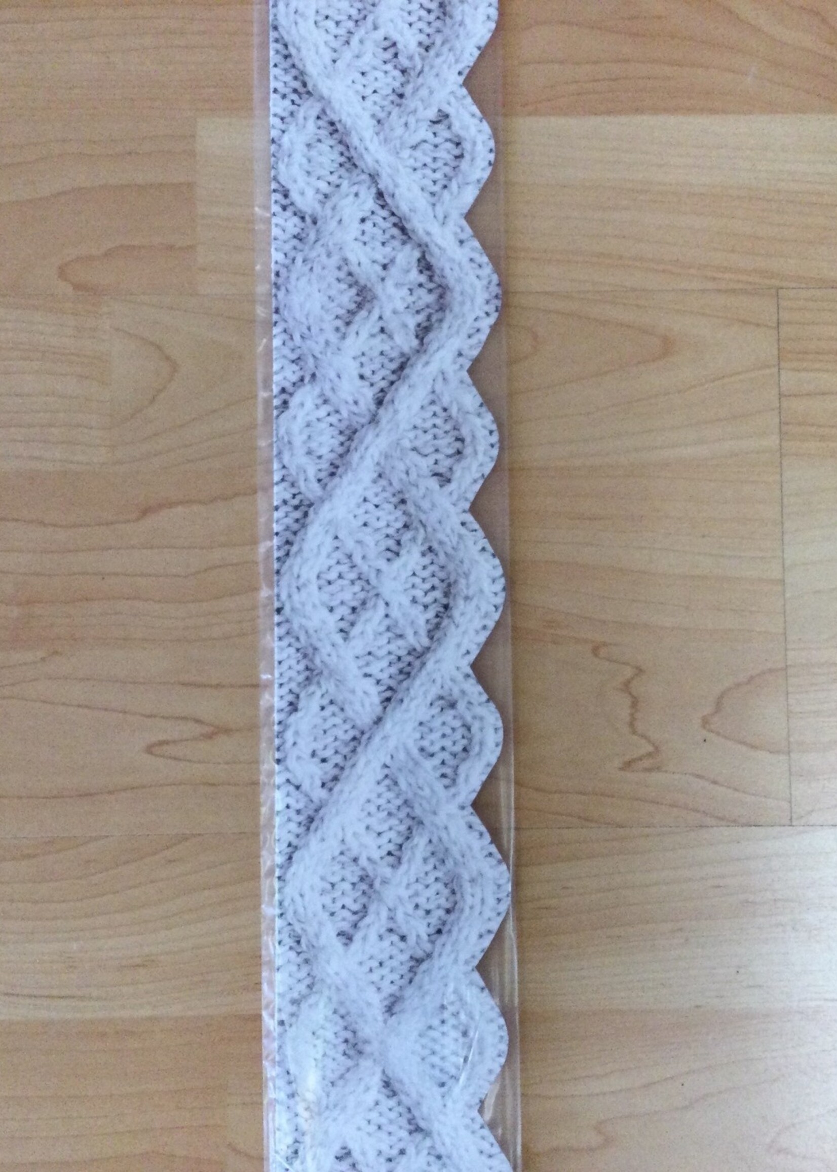 A Close Knit Class Fisherman Cable Extra Wide Border 37'