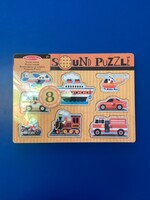 Melissa & Doug Vehicles Sound Puzzle