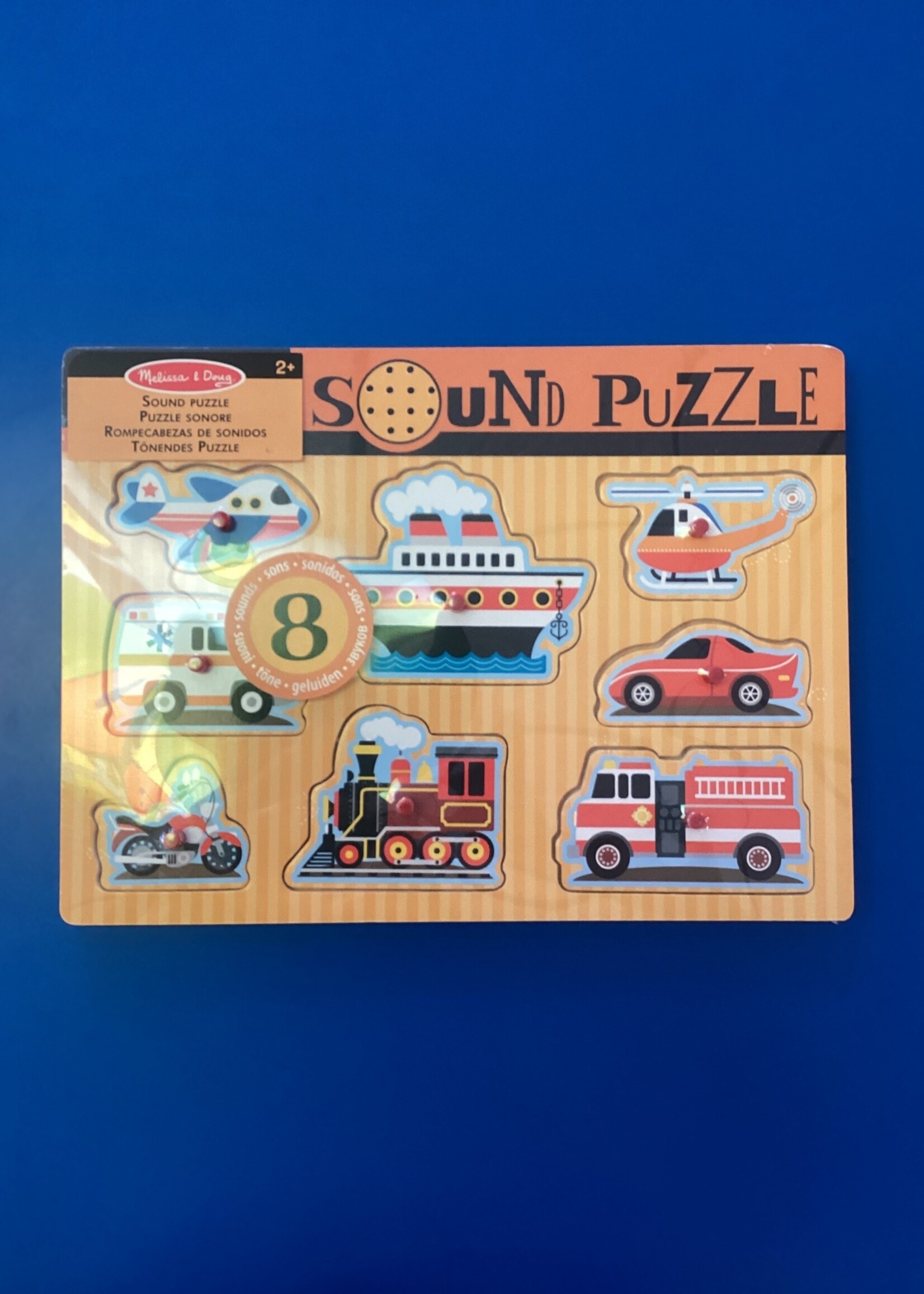 Melissa & Doug Vehicles Sound Puzzle