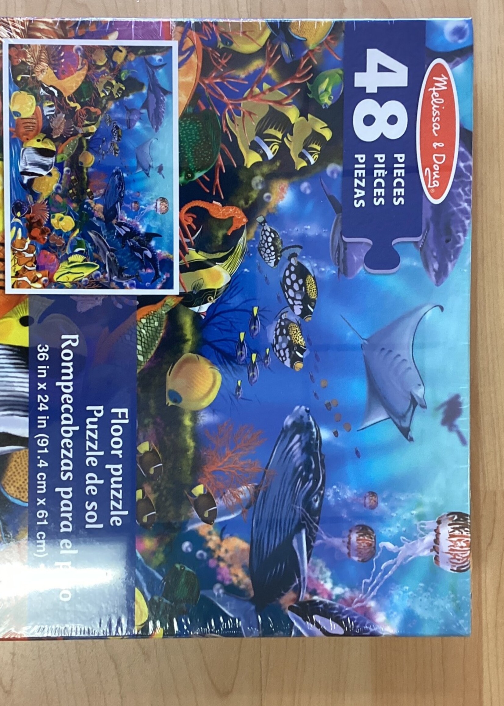 48 Piece Underwater Floor Puzzle
