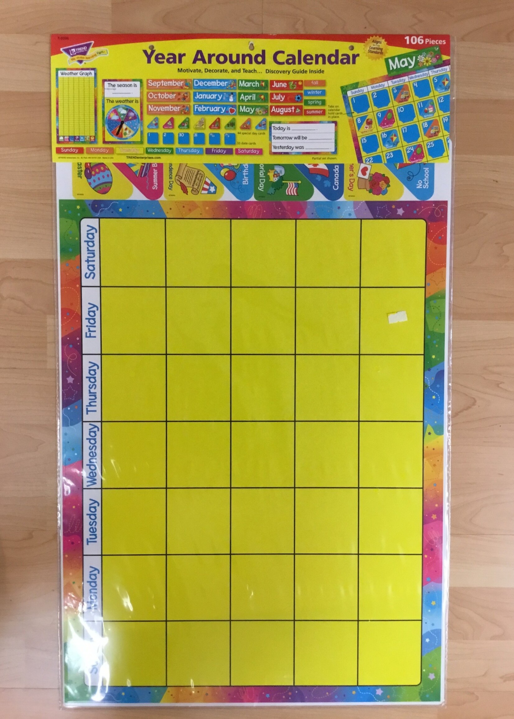 Year Round Calendar Bulletin Board