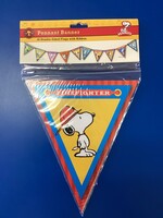Peanuts Snoopy You Can Be Anything Pennant Banner 10 flags