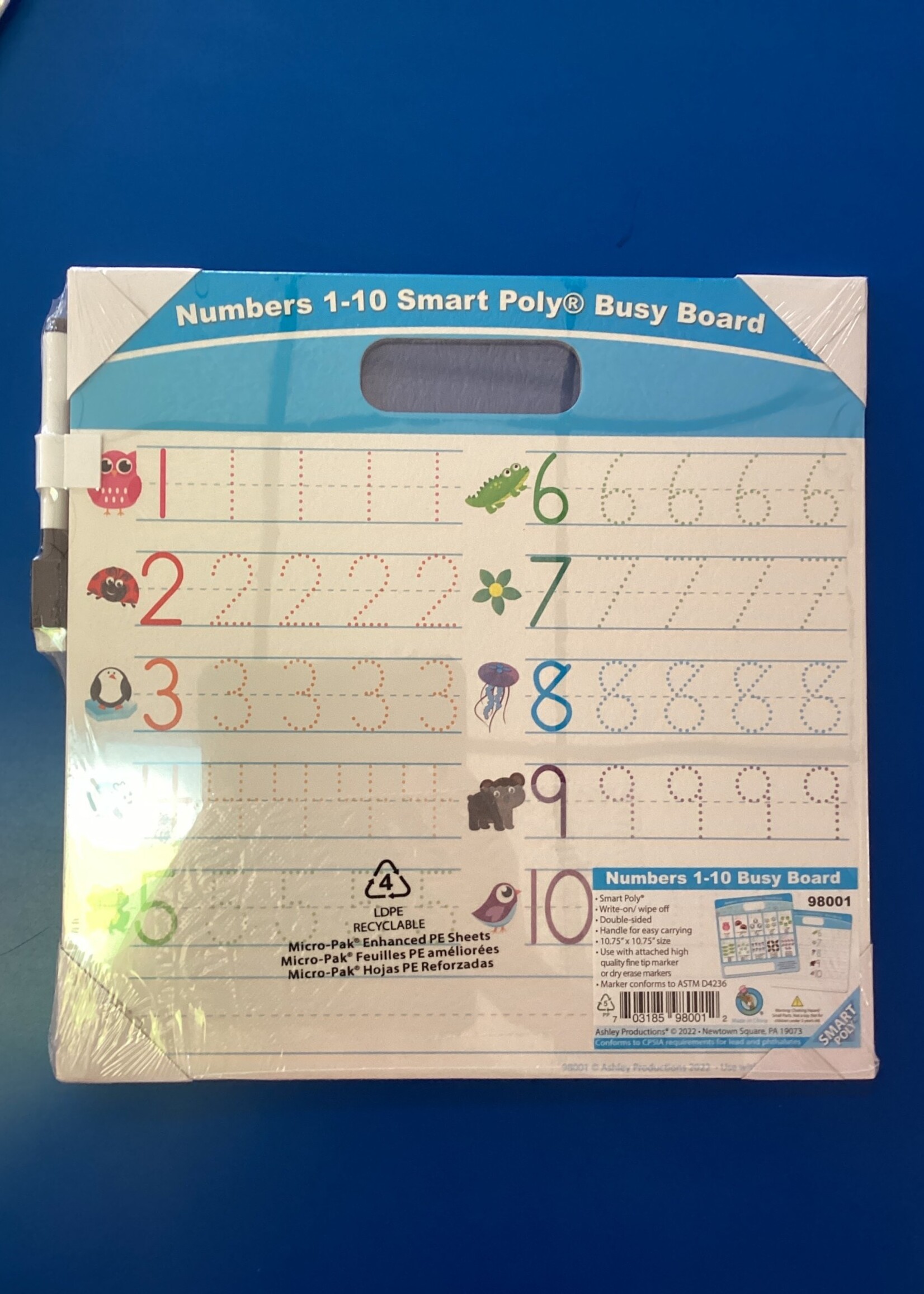 Numbers 1 -10  Smart Poly Busy Board