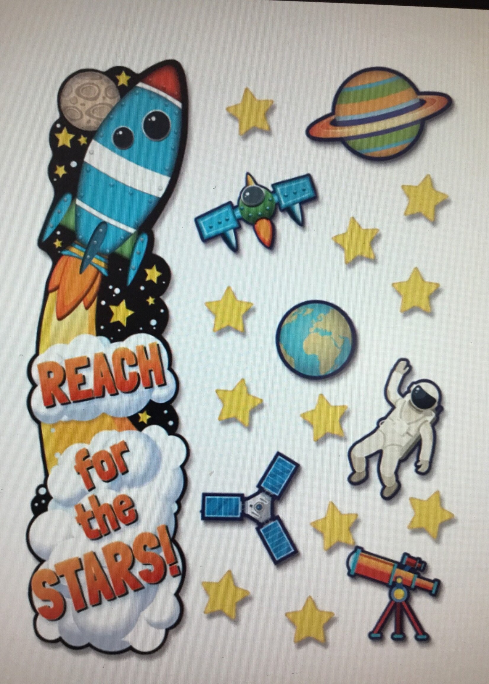 Outer Space Door Decor