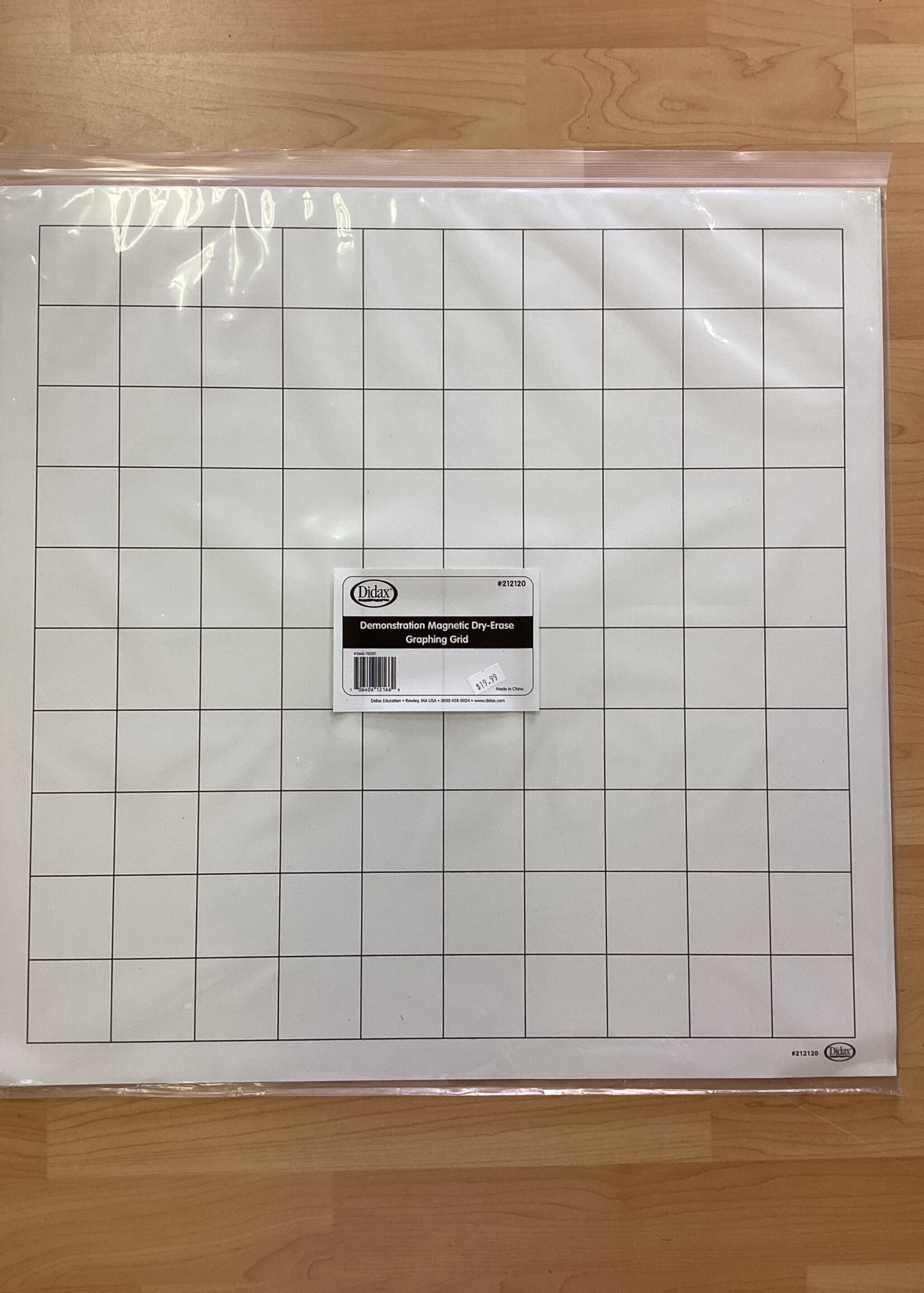 Demonstration Magnetic Dry Erase Graphing Grid