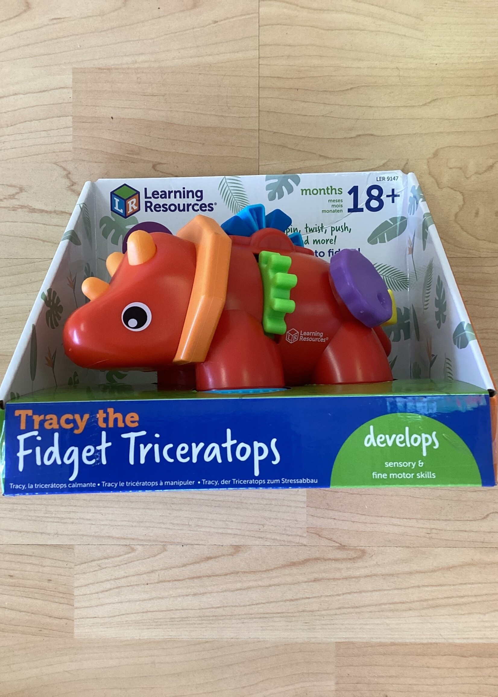 Tracy the Fidget Triceratops