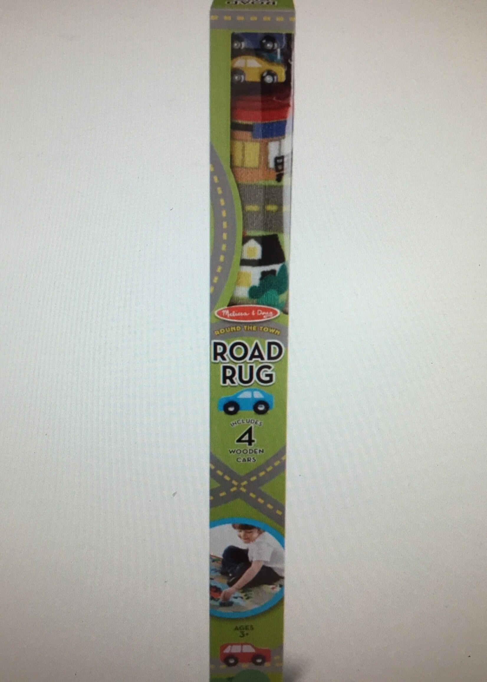 Melissa & Doug Round the Town Road Rug 39"x36"