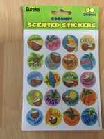 Coconut Scented Stickers 80pc