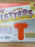 Orange 4"Casual Letters