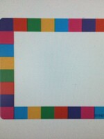 Rainbow Plaid Labels Rainbow Plaid Labels 36pk