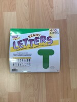 Green Casual Uppercase 4" Letters