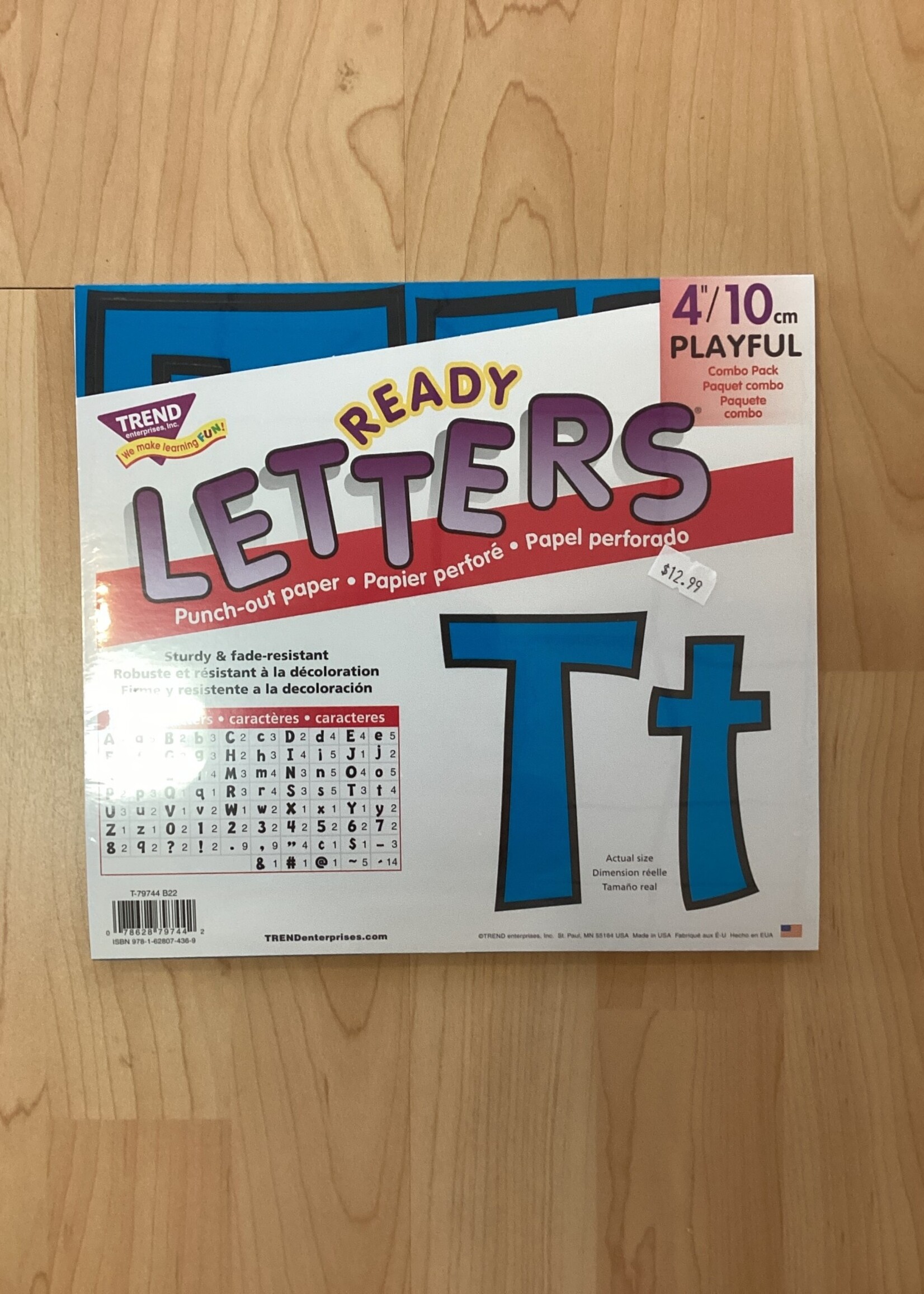 Blue 4" Playful Combo Pack Letters