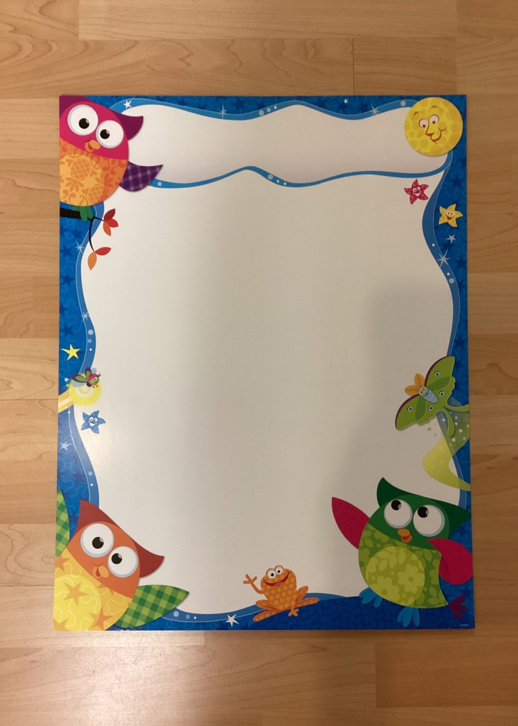 Blank Owl Stars Chart