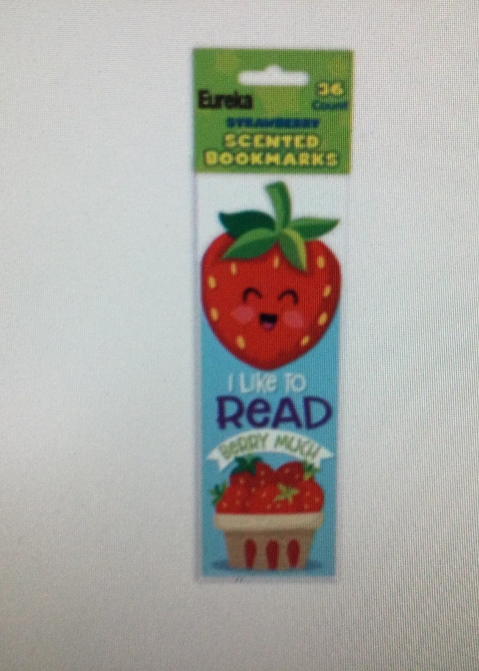 Strawberry Scented Bookmarks 24pk