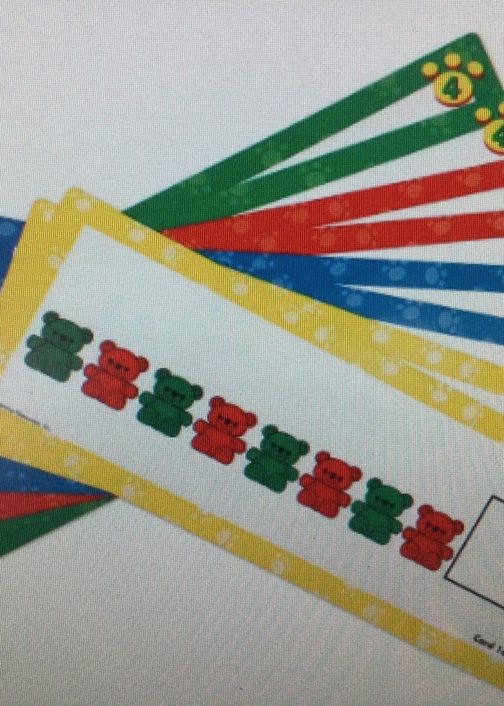 Three Bear Family Pattern Cards 16pc