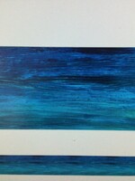 Shades of Blue Straight Border