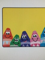 Colorful Crayons Labels 36pk