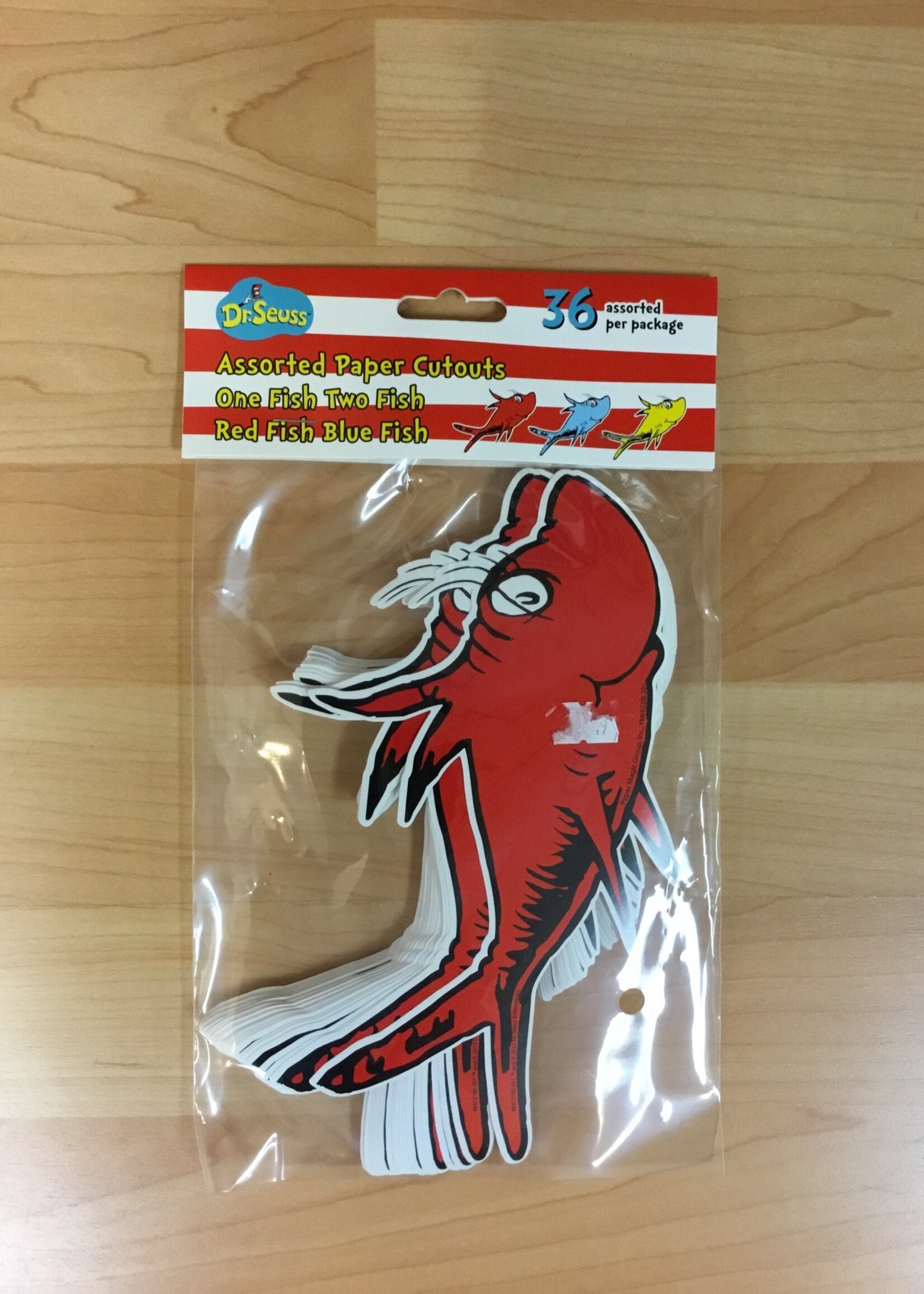 Dr. Seuss One Fish, Two Fish Cutouts 36pc