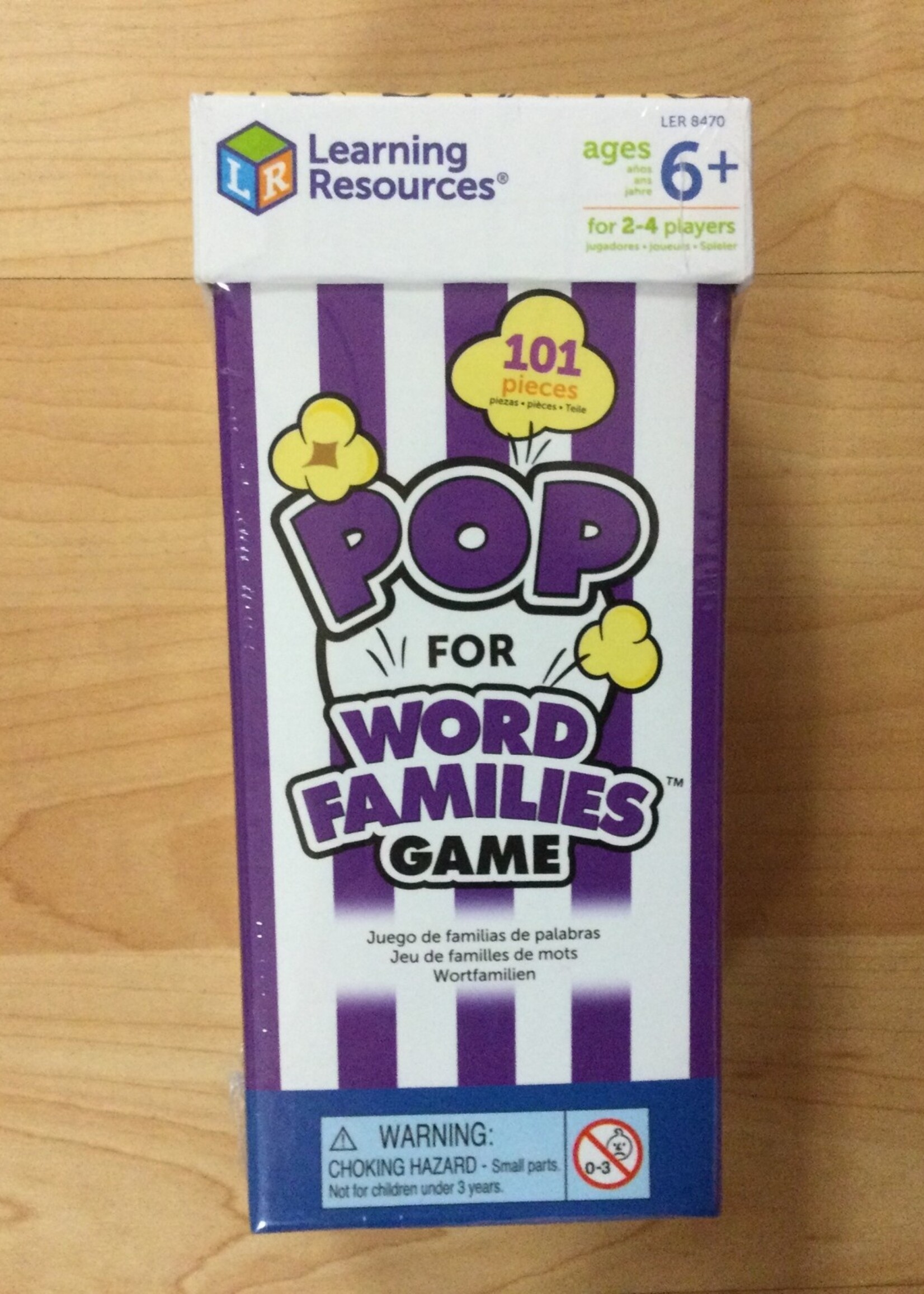 Pop for Word Families Game 101pc