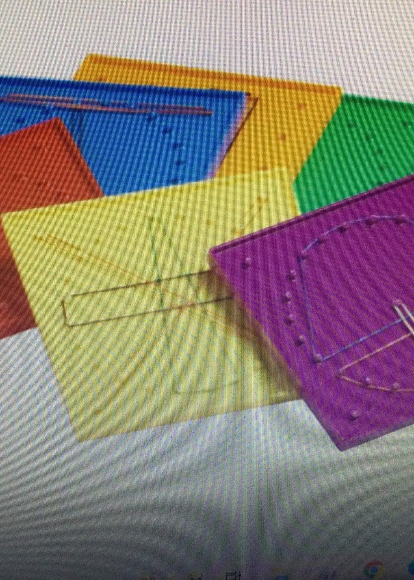 Double-Sided Geoboard Set of 6