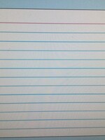 Wipe-Off Index Card Chart