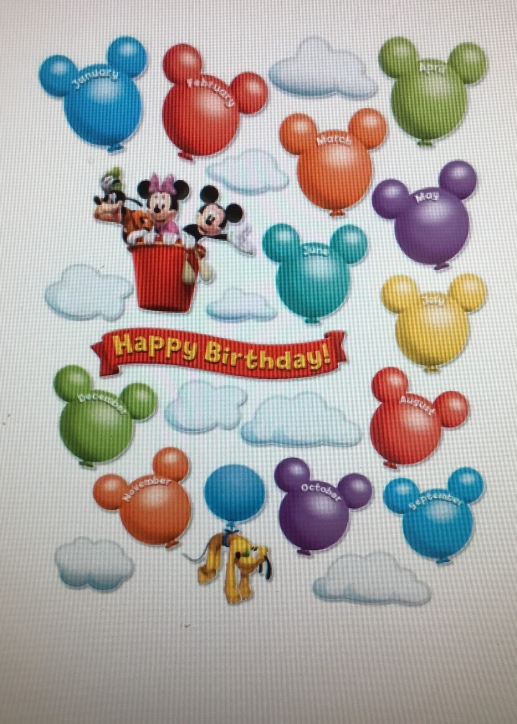 Mickey Mouse Clubhouse Birthday Bulletin Board