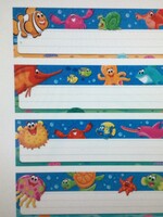 Sea Buddies Name Plates 32pk