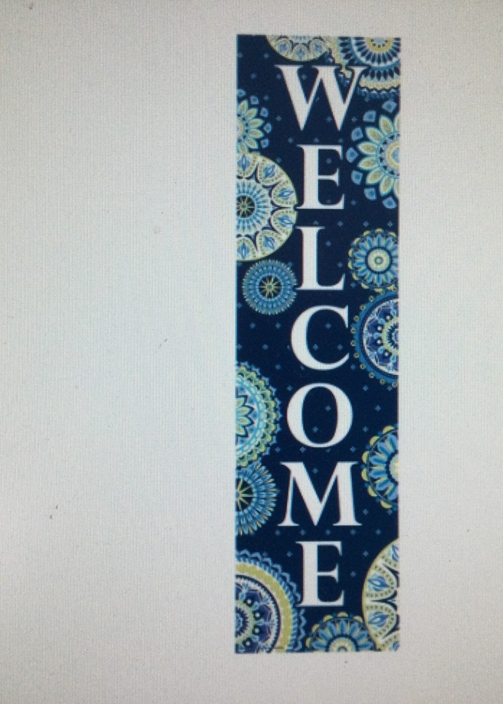 Blue Harmony Welcome Banner