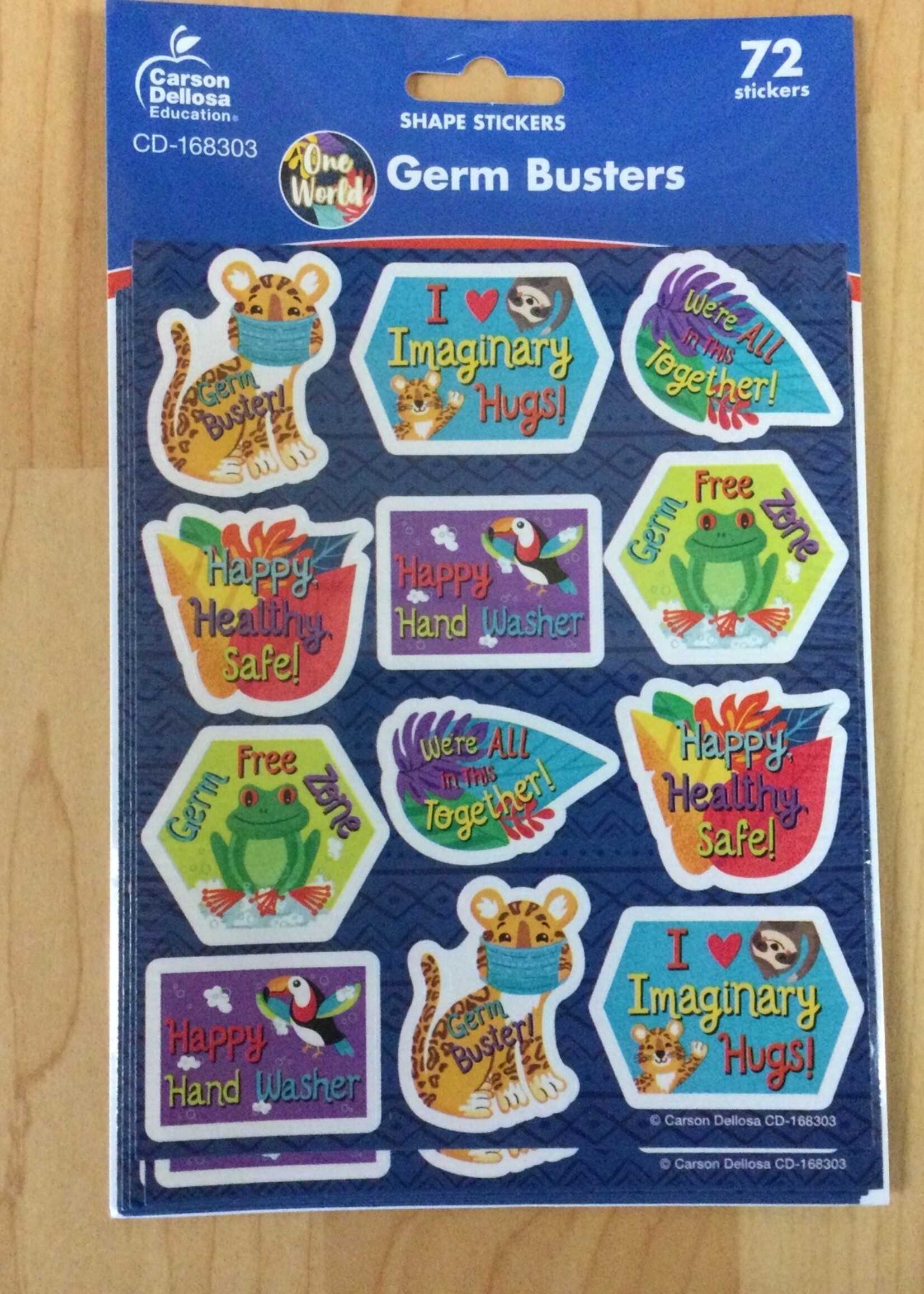 Germ Busters Stickers (72)