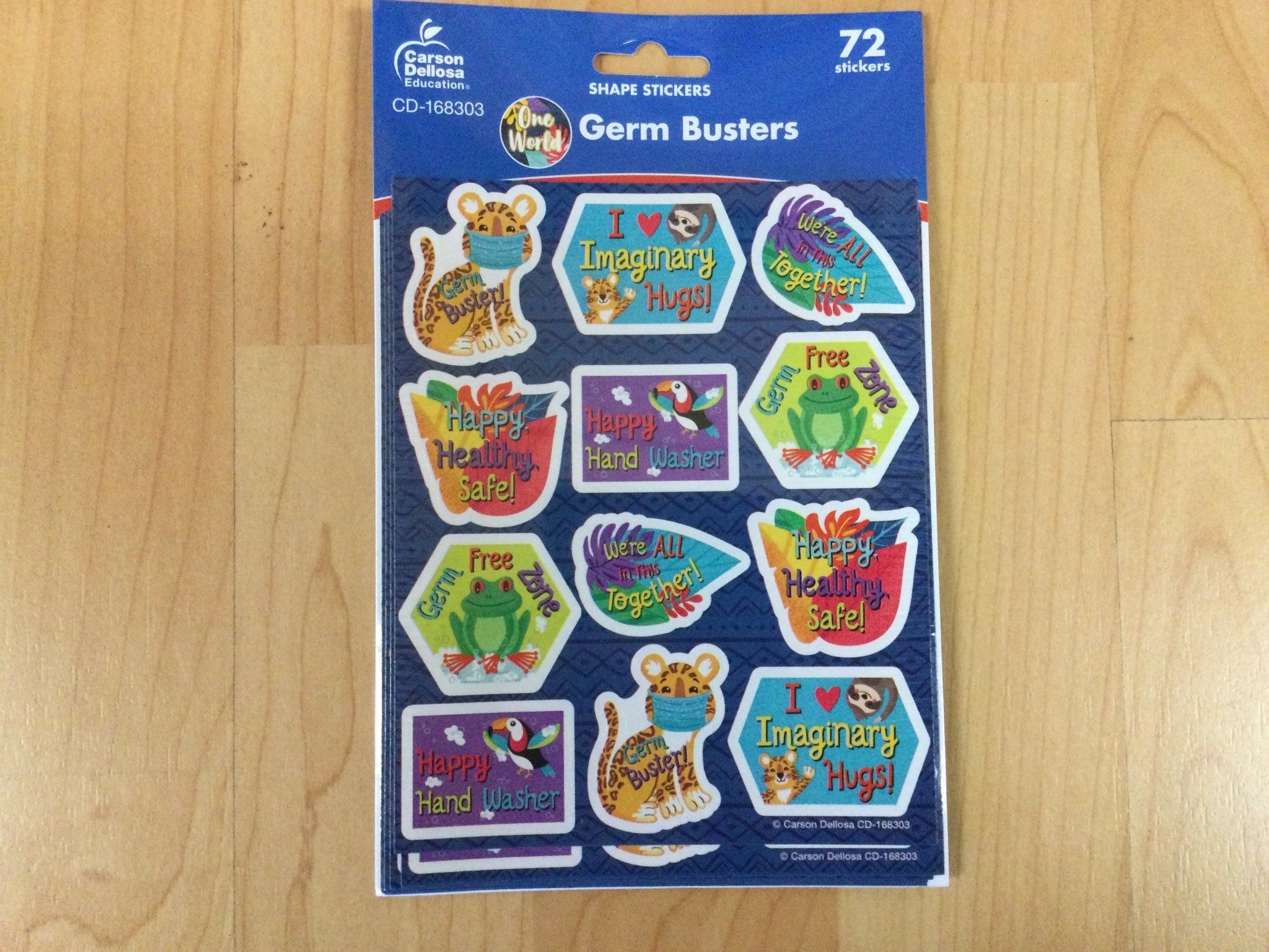 Germ Busters Stickers - School Spot