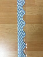 Blue Harmony Peacock Border 37'