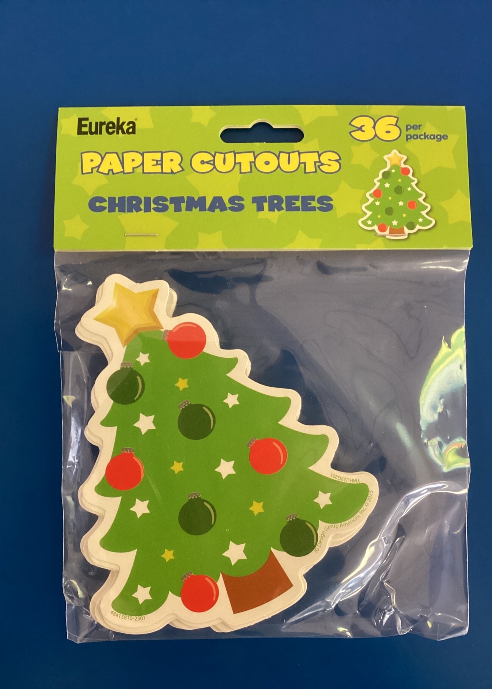 Christmas Tree Cutouts 36pc