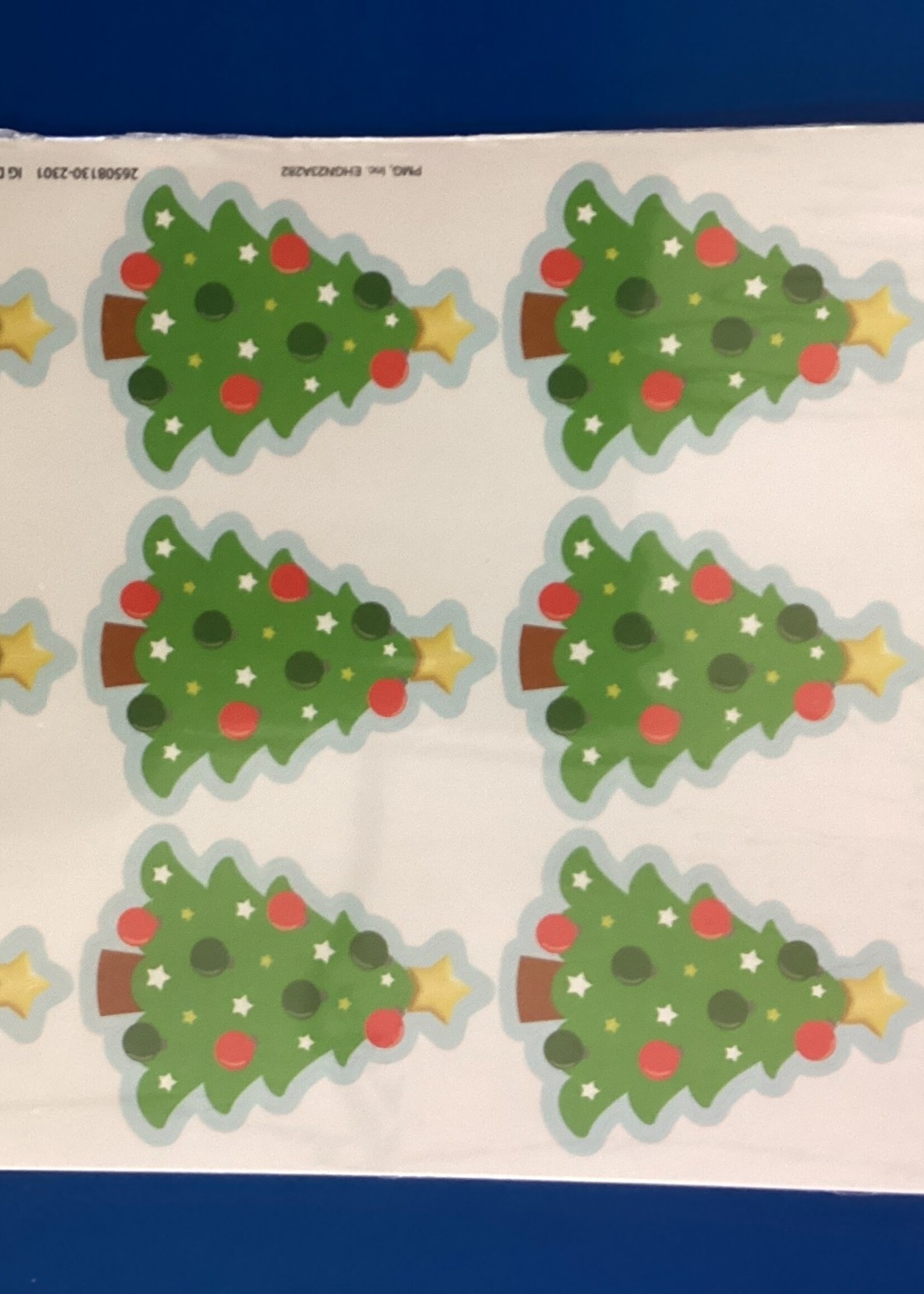 Christmas Tree Giant Stickers 36pc