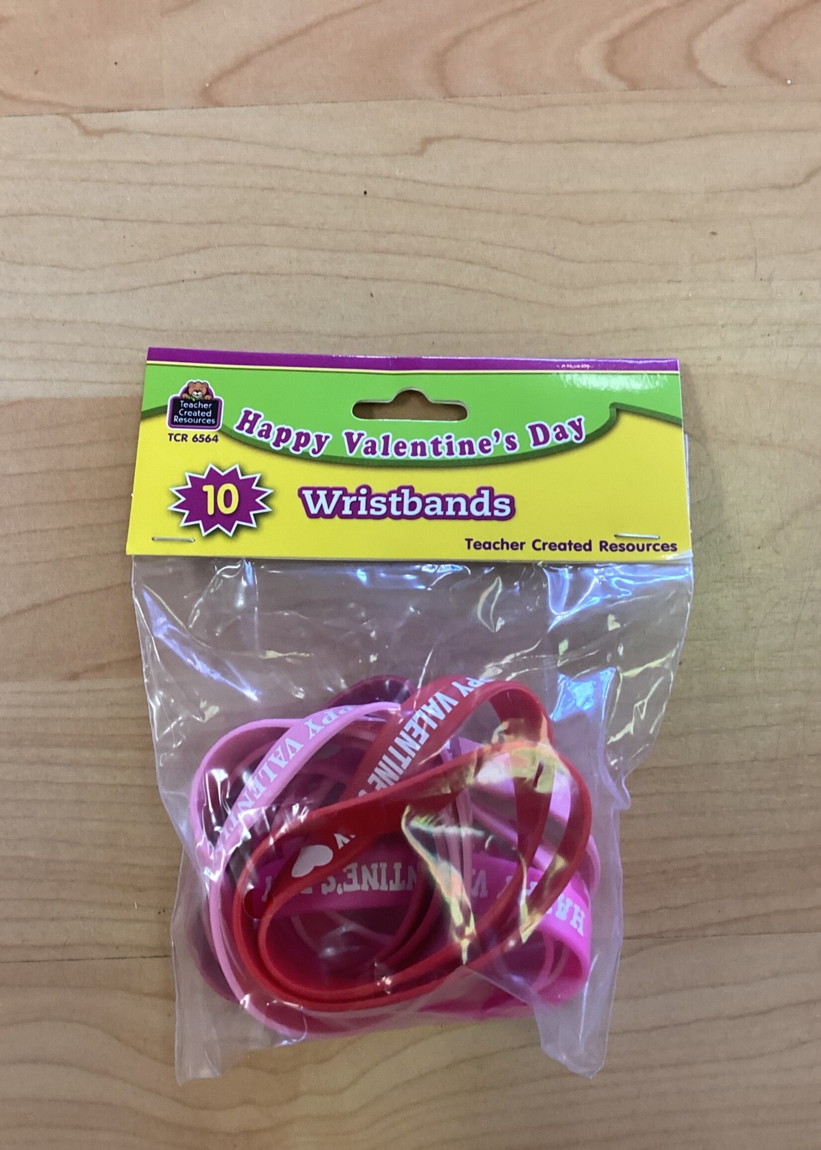 Happy Valentine's Wristbands 10pk
